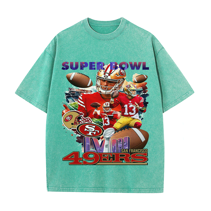RDMCLOTHINGART tapestry hoodie SUPERBOWL HEAVY WEIGHT COTTON TEE-9209