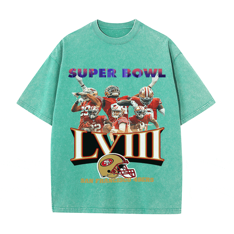 RDMCLOTHINGART tapestry hoodie SUPERBOWL HEAVY WEIGHT COTTON TEE-9214