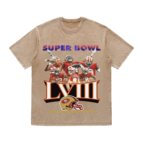 RDMCLOTHINGART tapestry hoodie SUPERBOWL HEAVY WEIGHT COTTON TEE-9214