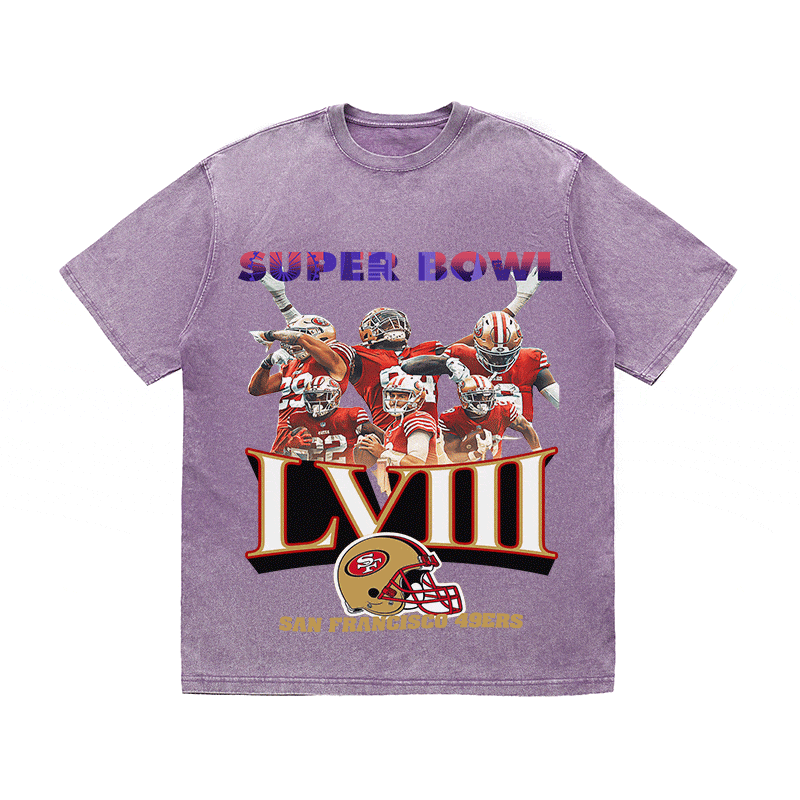 RDMCLOTHINGART tapestry hoodie SUPERBOWL HEAVY WEIGHT COTTON TEE-9214