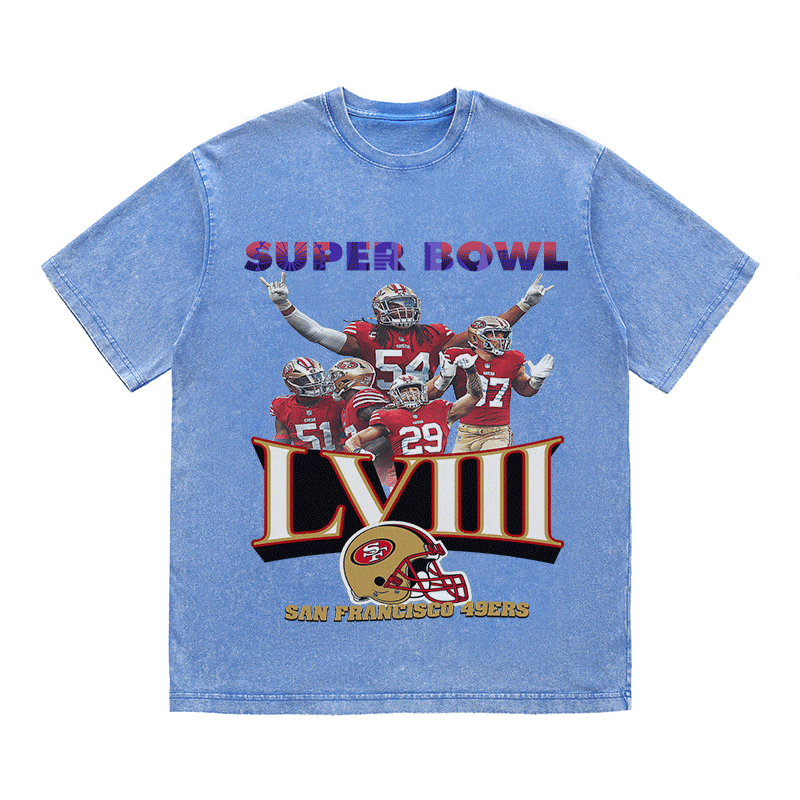 RDMCLOTHINGART tapestry hoodie SUPERBOWL HEAVY WEIGHT COTTON TEE-9215