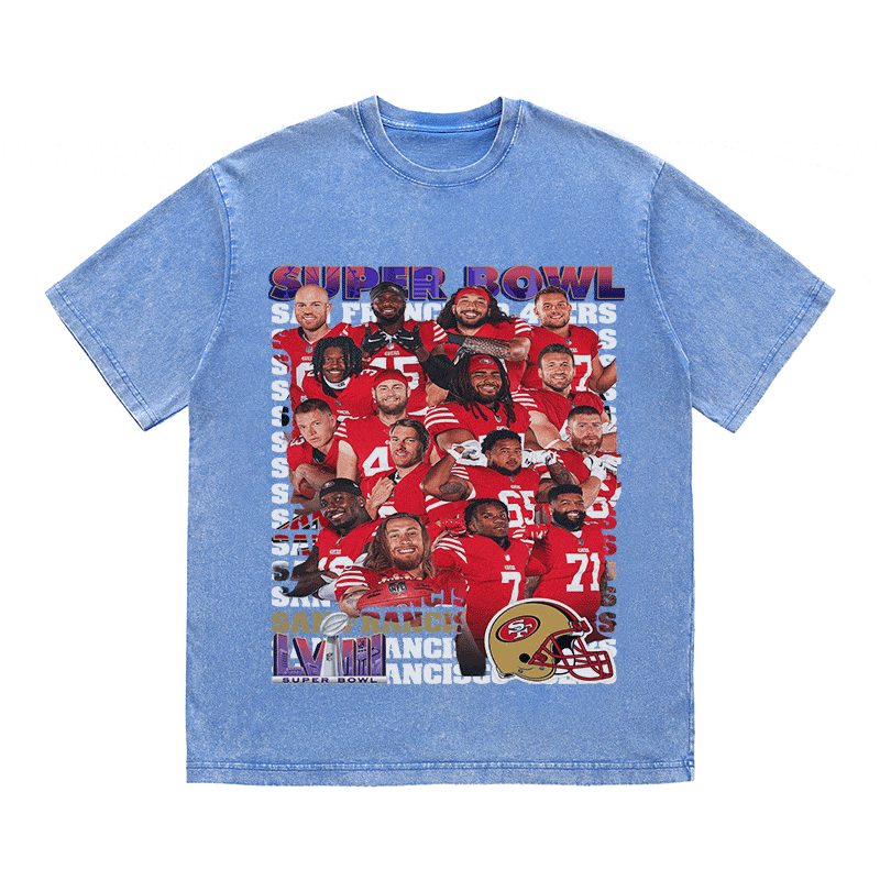 RDMCLOTHINGART tapestry hoodie SUPERBOWL HEAVY WEIGHT COTTON TEE-9216