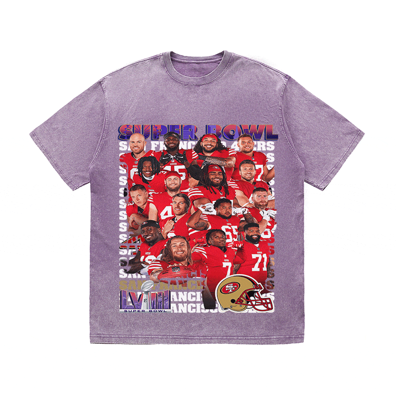 RDMCLOTHINGART tapestry hoodie SUPERBOWL HEAVY WEIGHT COTTON TEE-9216