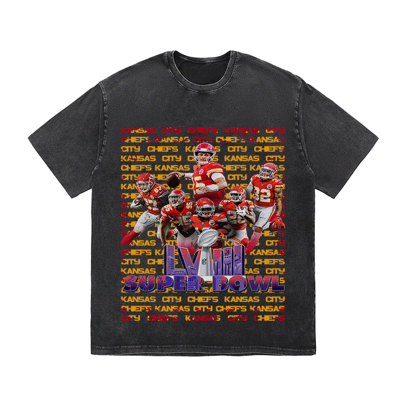 RDMCLOTHINGART tapestry hoodie SUPERBOWL HEAVY WEIGHT COTTON TEE-9219