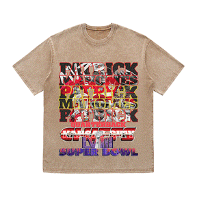 RDMCLOTHINGART tapestry hoodie SUPERBOWL HEAVY WEIGHT COTTON TEE-9228