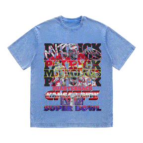 RDMCLOTHINGART tapestry hoodie SUPERBOWL HEAVY WEIGHT COTTON TEE-9228
