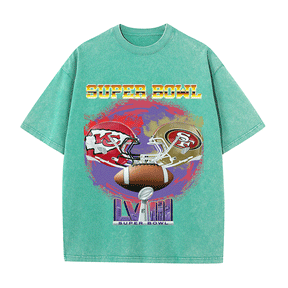 RDMCLOTHINGART tapestry hoodie SUPERBOWL WO YEAR HEAVY WEIGHT COTTON TEE-9184