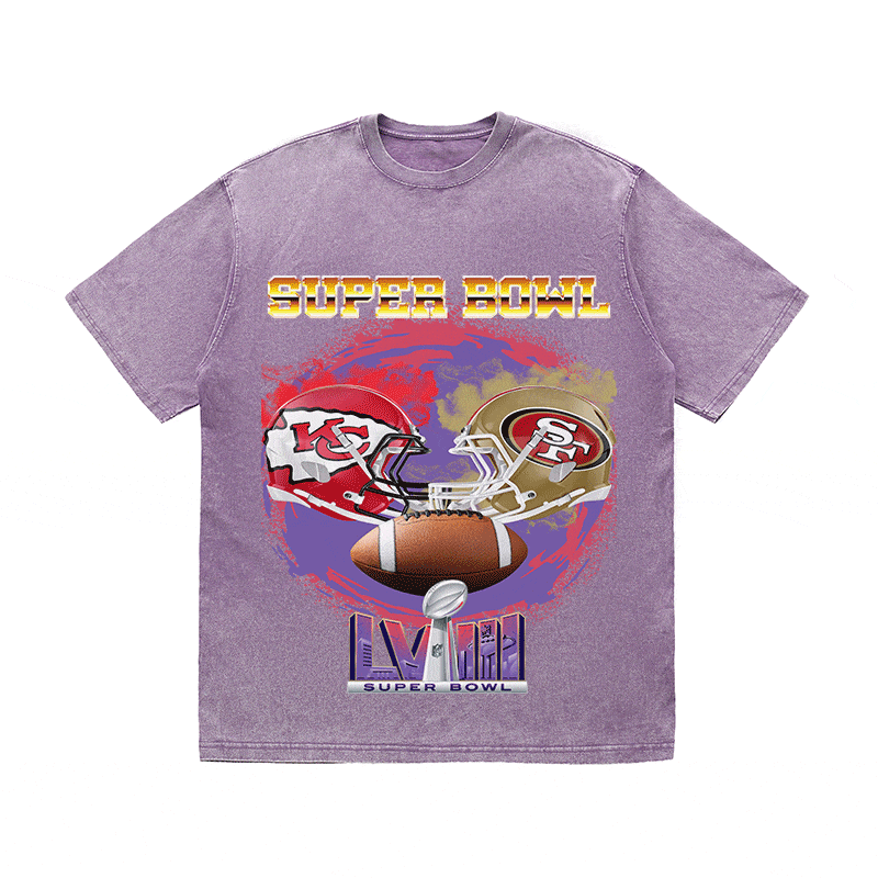 RDMCLOTHINGART tapestry hoodie SUPERBOWL WO YEAR HEAVY WEIGHT COTTON TEE-9184