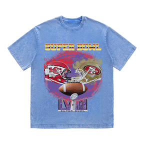 RDMCLOTHINGART tapestry hoodie SUPERBOWL WO YEAR HEAVY WEIGHT COTTON TEE-9184