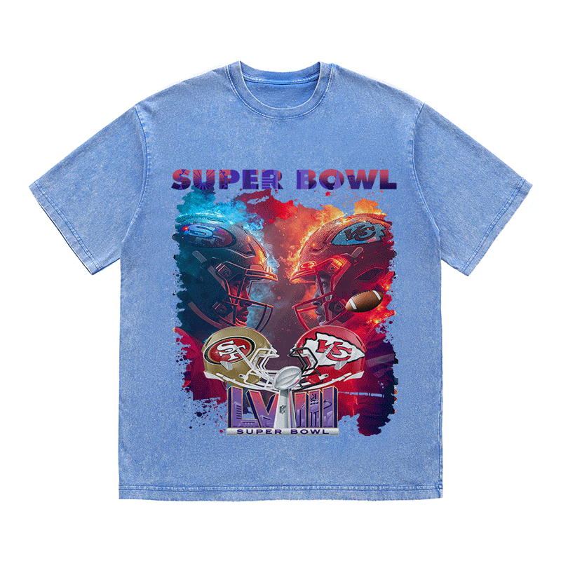 RDMCLOTHINGART tapestry hoodie SUPERBOWL21 HEAVY WEIGHT COTTON TEE-9211