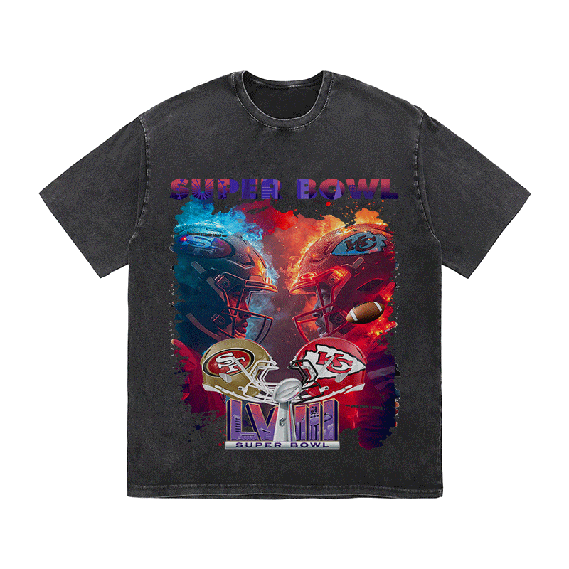RDMCLOTHINGART tapestry hoodie SUPERBOWL21 HEAVY WEIGHT COTTON TEE-9211