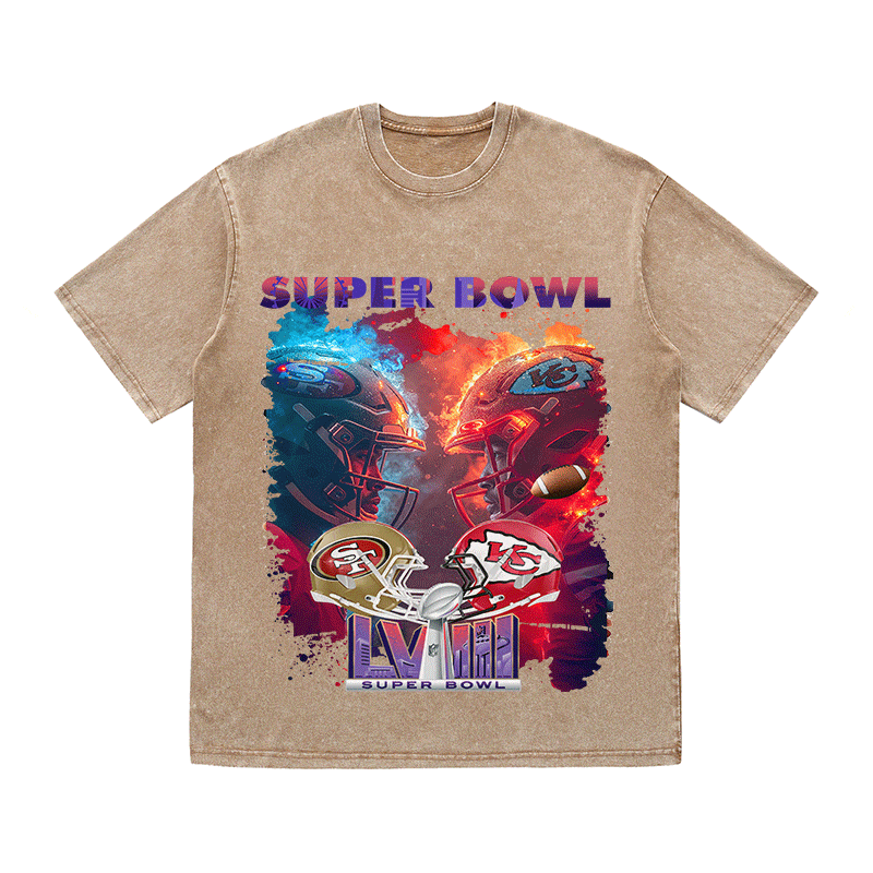 RDMCLOTHINGART tapestry hoodie SUPERBOWL21 HEAVY WEIGHT COTTON TEE-9211