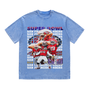 RDMCLOTHINGART tapestry hoodie SUPERBOWL22 HEAVY WEIGHT COTTON TEE-9212