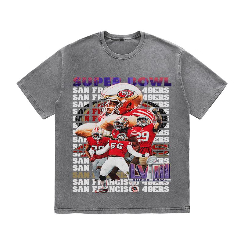 RDMCLOTHINGART tapestry hoodie SUPERBOWL22 HEAVY WEIGHT COTTON TEE-9212