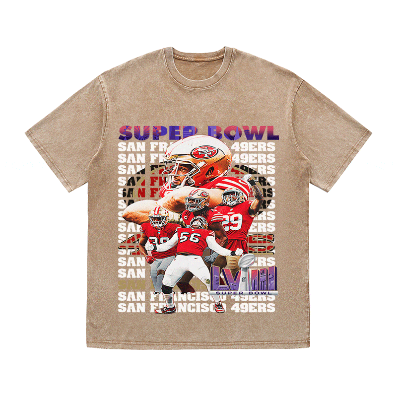 RDMCLOTHINGART tapestry hoodie SUPERBOWL22 HEAVY WEIGHT COTTON TEE-9212