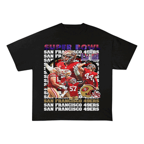RDMCLOTHINGART tapestry hoodie SUPERBOWL23 HEAVY WEIGHT COTTON TEE-9213