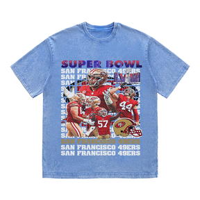 RDMCLOTHINGART tapestry hoodie SUPERBOWL23 HEAVY WEIGHT COTTON TEE-9213
