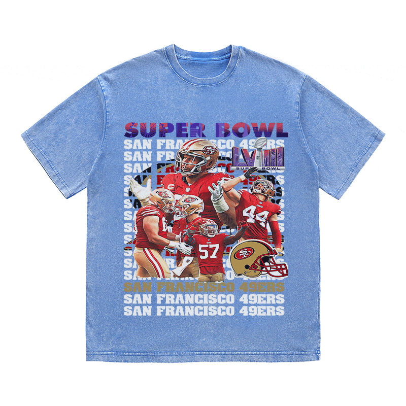 RDMCLOTHINGART tapestry hoodie SUPERBOWL23 HEAVY WEIGHT COTTON TEE-9213