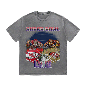 RDMCLOTHINGART tapestry hoodie SUPERBOWL6 WO YEAR HEAVY WEIGHT COTTON TEE-9185