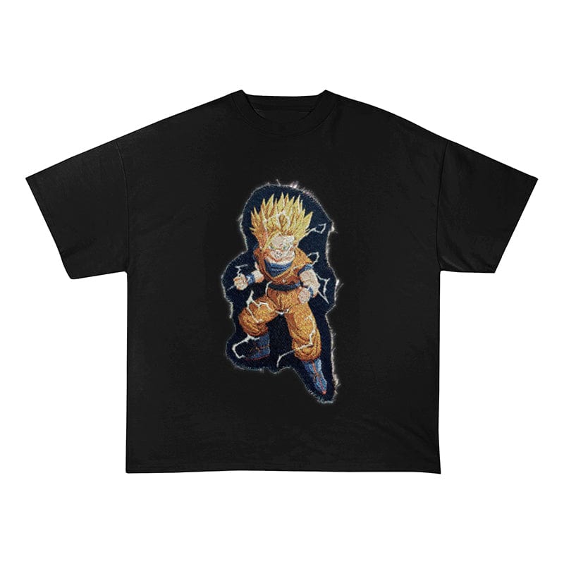 RDMCLOTHINGART tapestry hoodie SuperSaiyan HEAVY COTTON TEES-8134