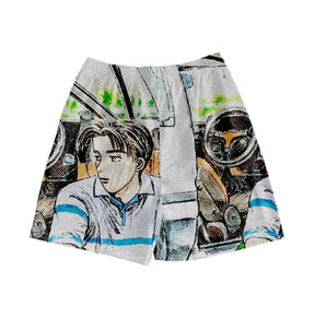 RDMCLOTHINGART tapestry hoodie TAKUMI FUJIWARA TAPESTRY SHORTS