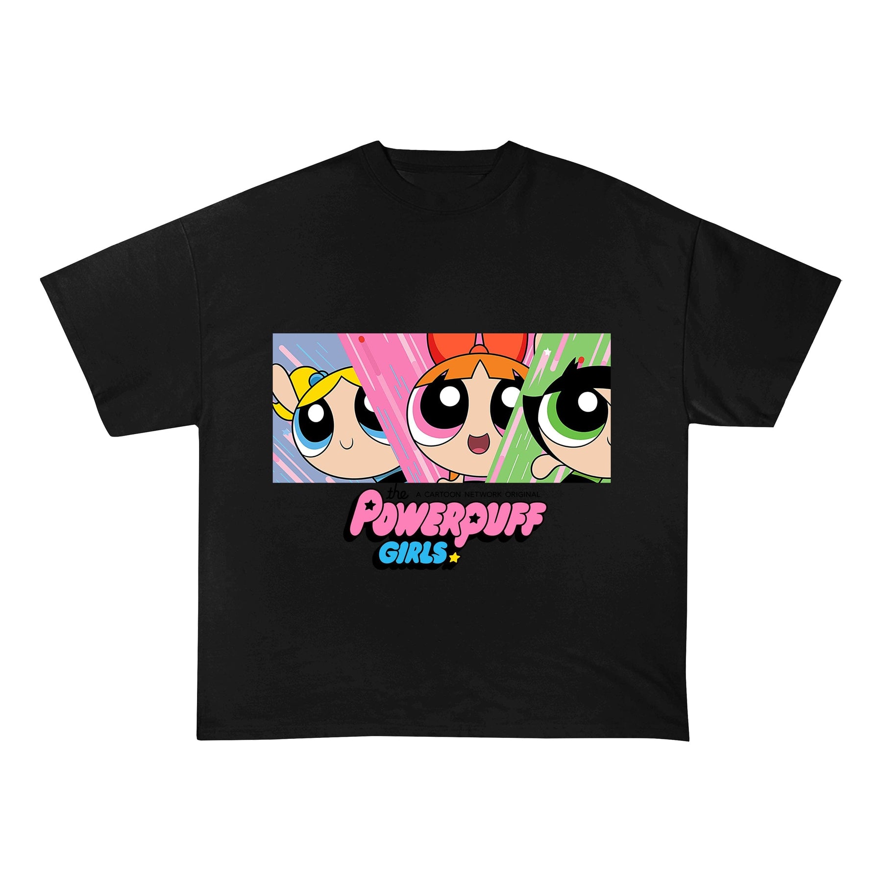 RDMCLOTHINGART tapestry hoodie THE POWERPUFF GIRLS HEAVY COTTON TEES-8279