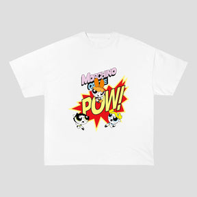 RDMCLOTHINGART tapestry hoodie THE POWERPUFF GIRLS HEAVY COTTON TEES-8283