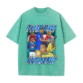 RDMCLOTHINGART tapestry hoodie THIERRY HENRY HEAVY WEIGHT COTTON TEE-9175