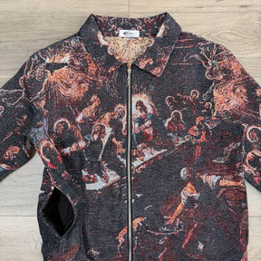 RDMCLOTHINGART tapestry hoodie TINTORETTO'S LAST SUPPER TAPESTRY JACKET