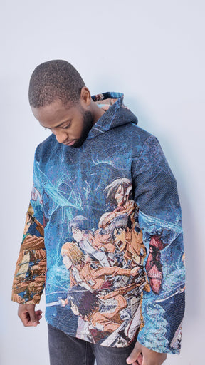 RDMCLOTHINGART tapestry hoodie TITAN V2 TAPESTRY HOODIE