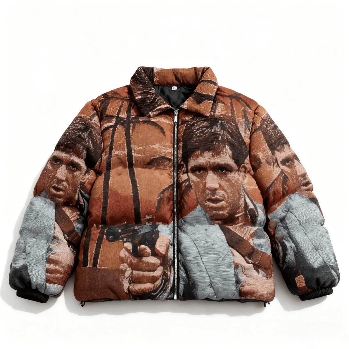 RDMCLOTHINGART tapestry hoodie TONY MONTANA TAPESTRY COAT