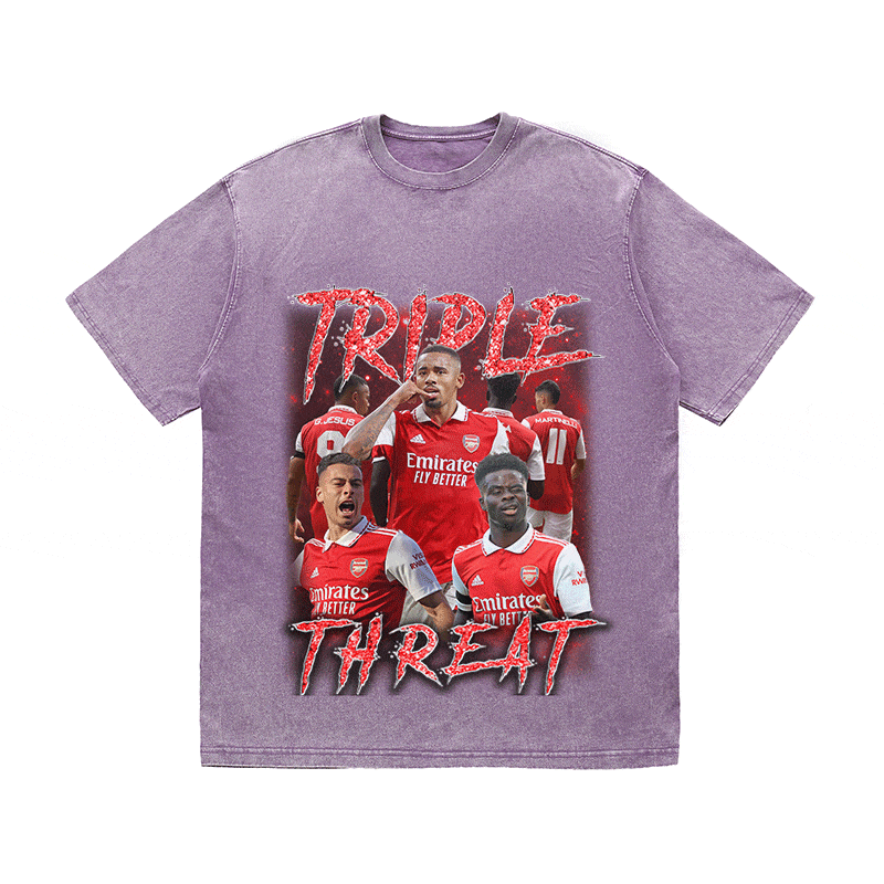RDMCLOTHINGART tapestry hoodie TRIPLE THEAT HEAVY WEIGHT COTTON TEE-9177