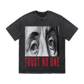 RDMCLOTHINGART tapestry hoodie TRUST NO ONE 2 HEAVY WEIGHT COTTON TEE-9057