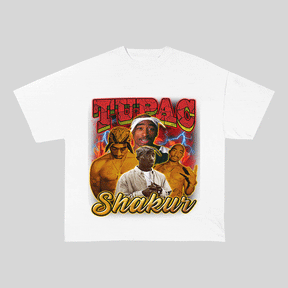 RDMCLOTHINGART tapestry hoodie TUPAC SHAKUR HEAVY WEIGHT COTTON TEE-9141