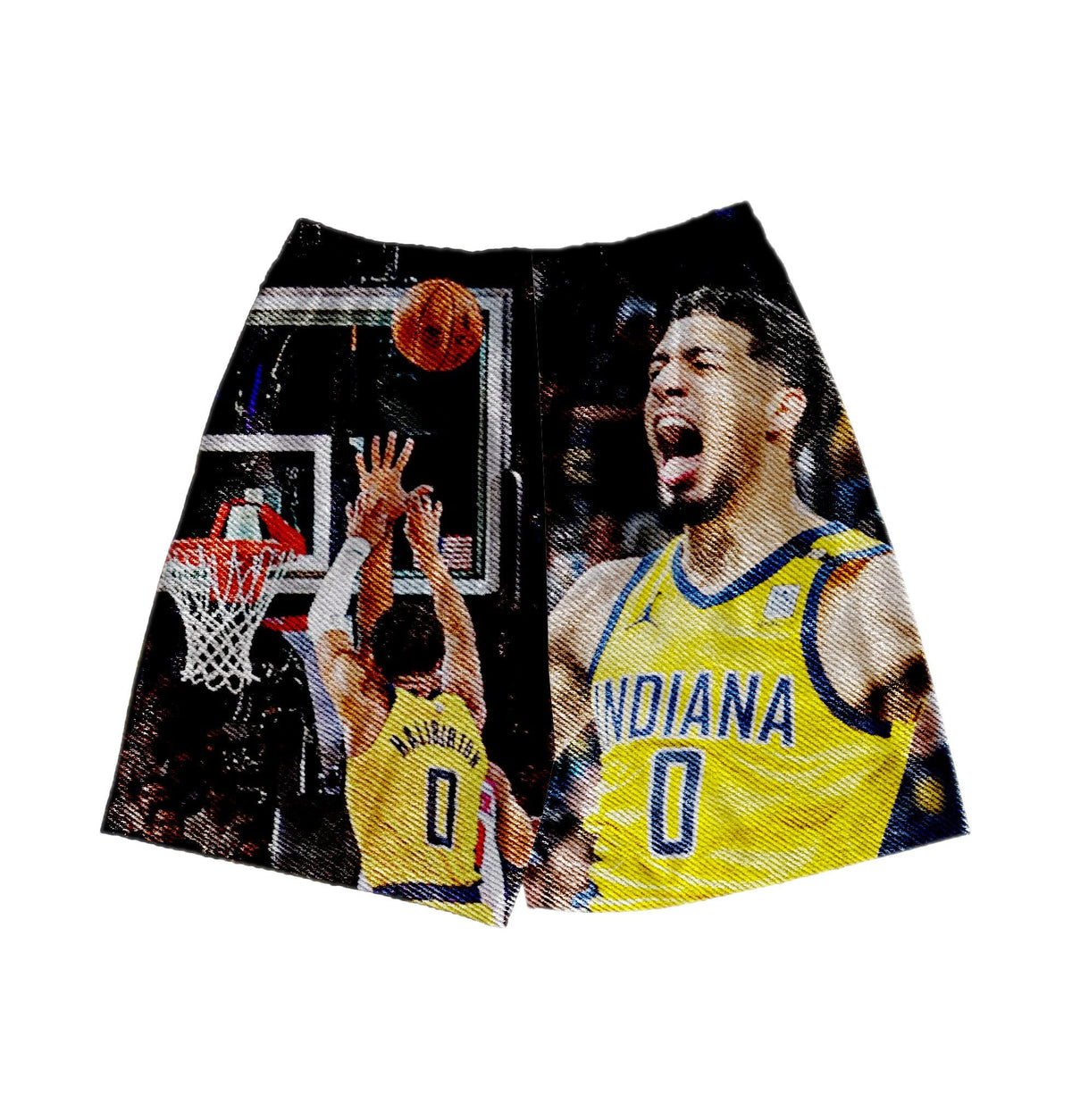 RDMCLOTHINGART tapestry hoodie TYRESS JOHN HALIBURTON TAPESTRY SHORTS