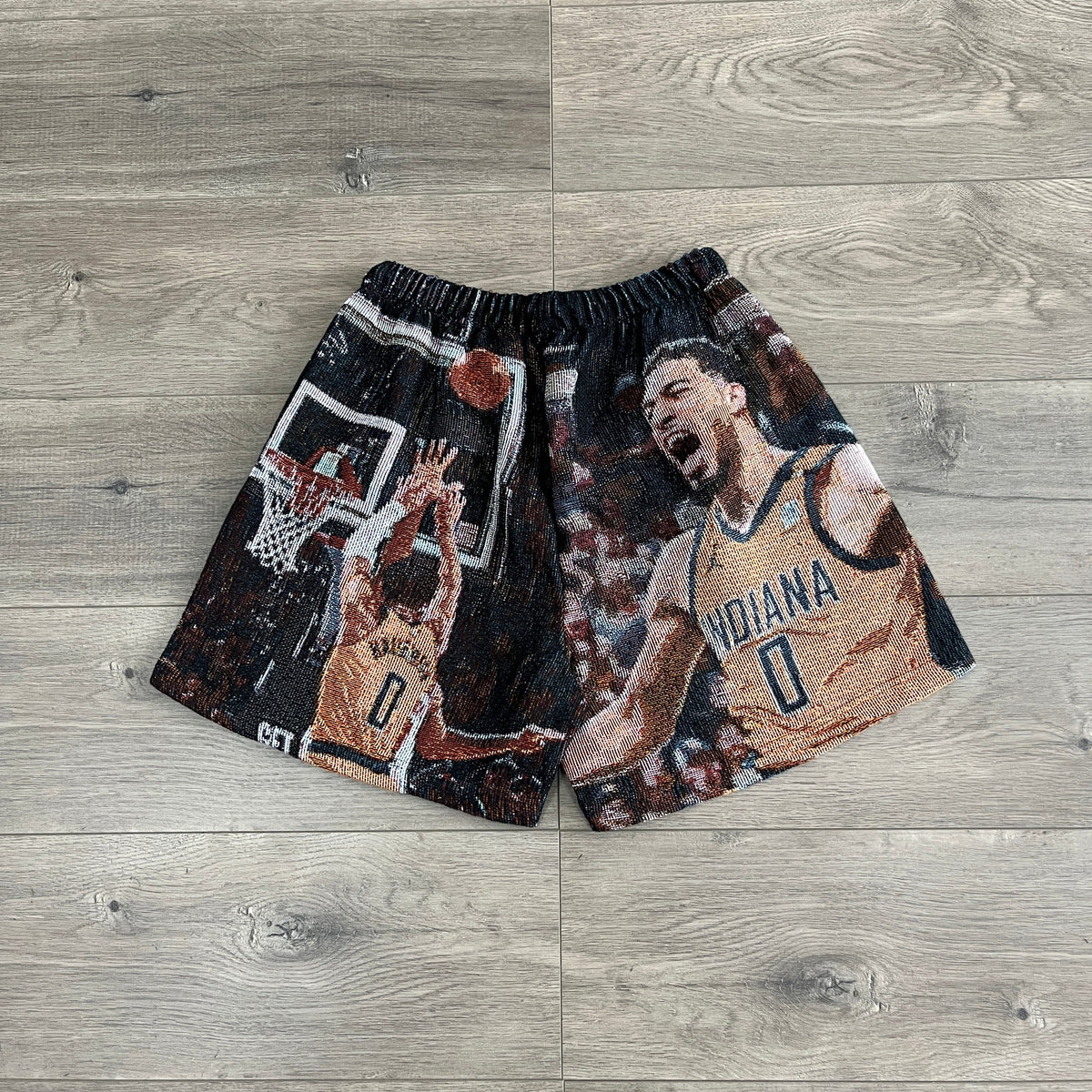 RDMCLOTHINGART tapestry hoodie TYRESS JOHN HALIBURTON TAPESTRY SHORTS