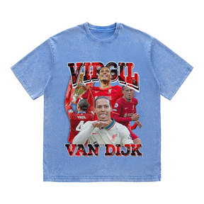 RDMCLOTHINGART tapestry hoodie VAN DIJK HEAVY WEIGHT COTTON TEE-9178