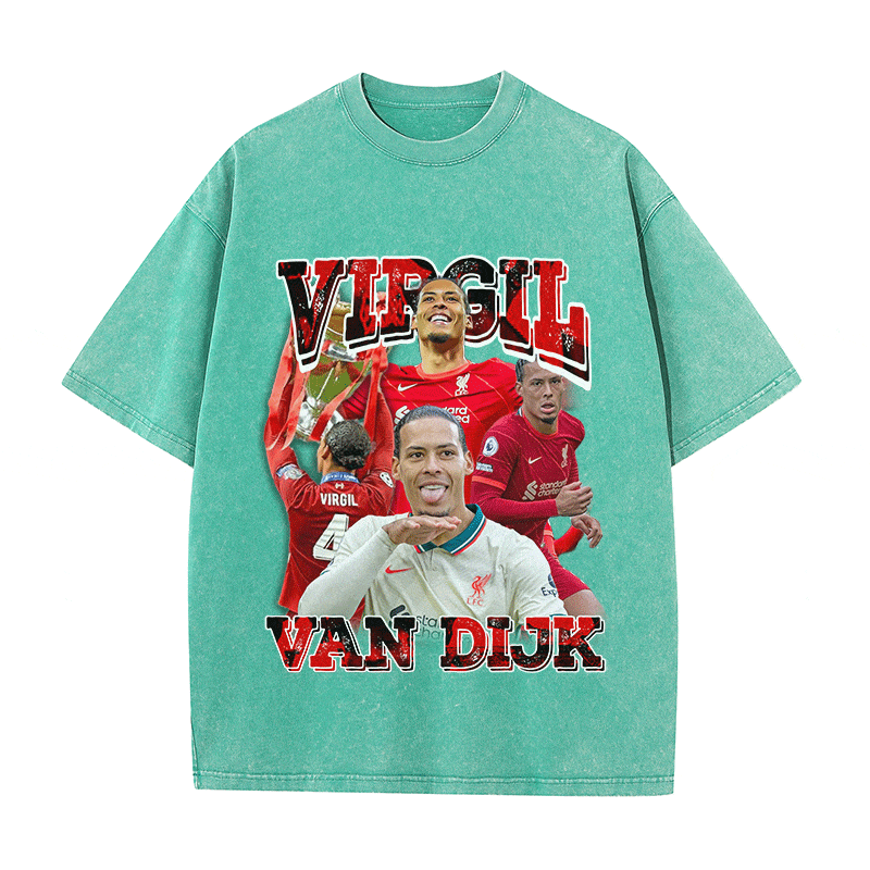 RDMCLOTHINGART tapestry hoodie VAN DIJK HEAVY WEIGHT COTTON TEE-9178