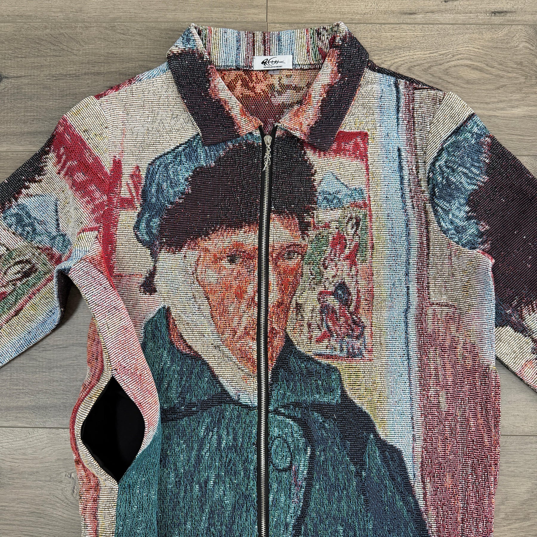 RDMCLOTHINGART tapestry hoodie VAN GOGH SELF PORTRAIT TAPESTRY JACKET
