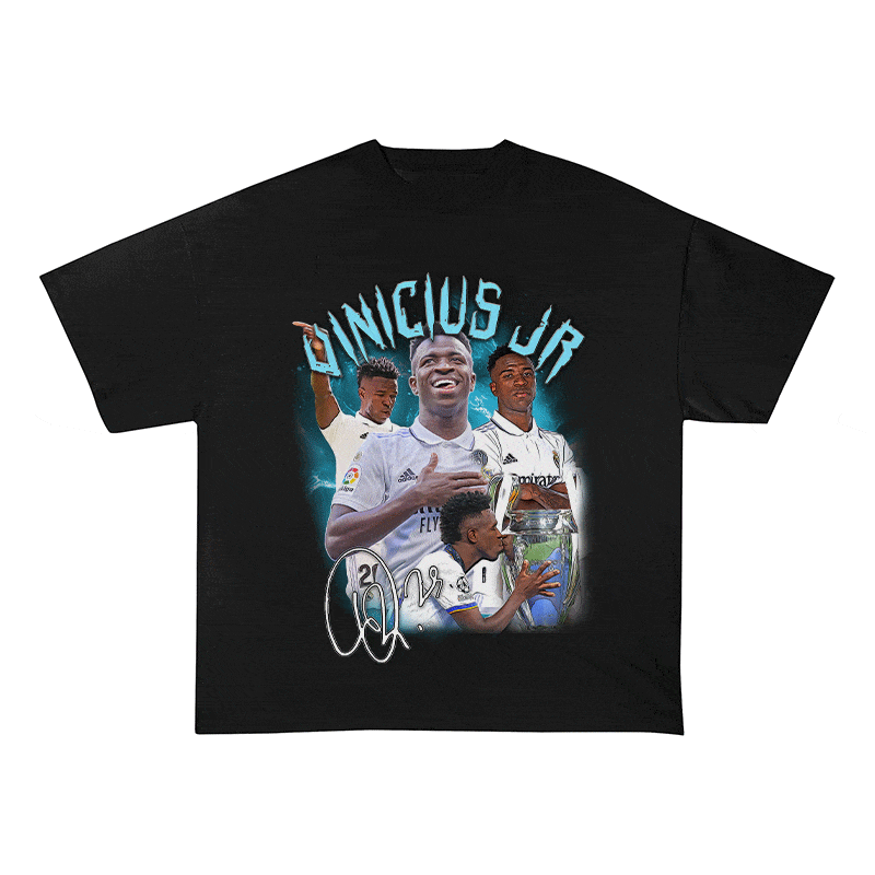RDMCLOTHINGART tapestry hoodie VINICIUS JR HEAVY WEIGHT COTTON TEE-9179