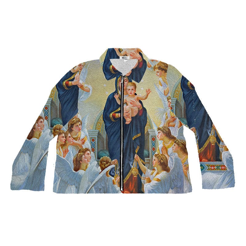 RDMCLOTHINGART tapestry hoodie VIRGIN MARY TAPESTRY JACKET