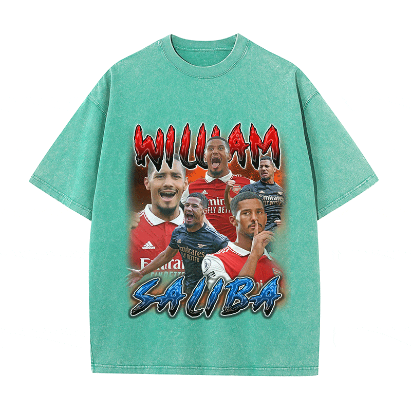 RDMCLOTHINGART tapestry hoodie WILLIAM SALIBA HEAVY WEIGHT COTTON TEE-9180