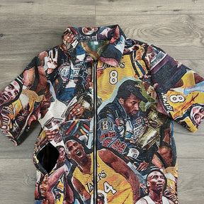 RDMCLOTHINGART tapestry hoodie YELLOW CHAMPION TAPESTRY TEE
