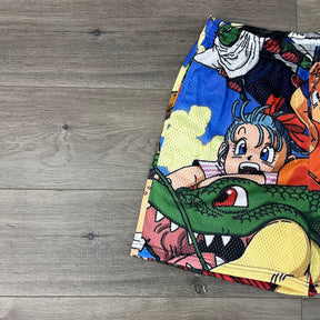 RDMCLOTHINGART tapestry hoodie YOUNG GOKU MESH SHORTS-8661