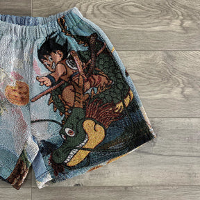 RDMCLOTHINGART tapestry hoodie YOUNG GOKU TAPESTRY SHORTS