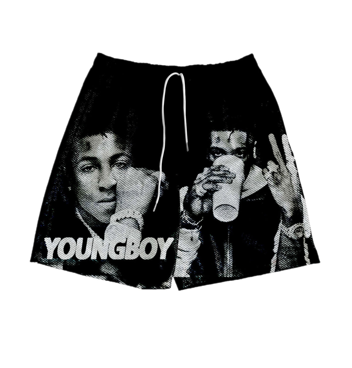 RDMCLOTHINGART tapestry hoodie YOUNGBOY TAPESTRY SHORTS