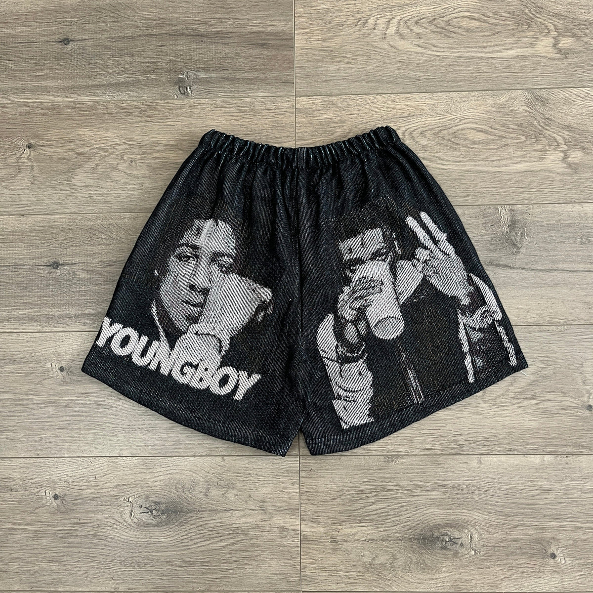 RDMCLOTHINGART tapestry hoodie YOUNGBOY TAPESTRY SHORTS