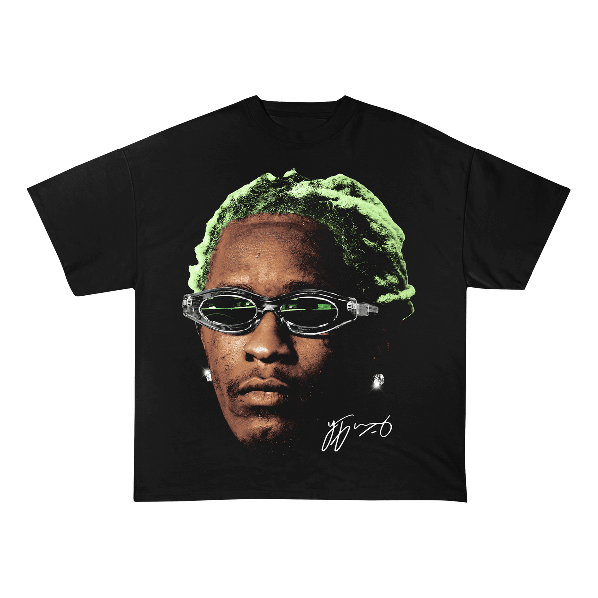 RDMCLOTHINGART tapestry hoodie YOUNGTHUG WEIGHT COTTON TEE-8029