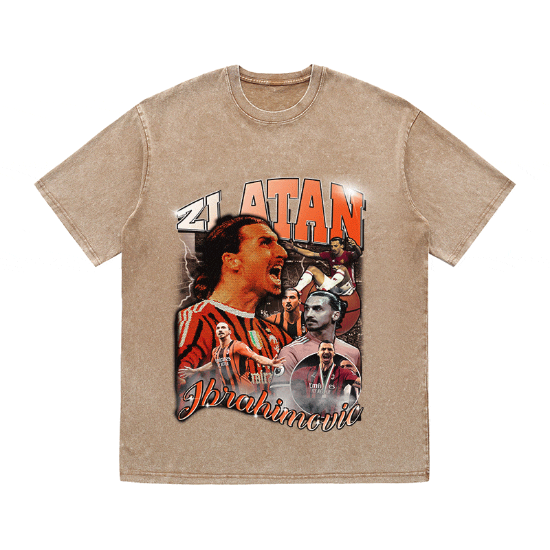RDMCLOTHINGART tapestry hoodie ZLATAN HEAVY WEIGHT COTTON TEE-9181